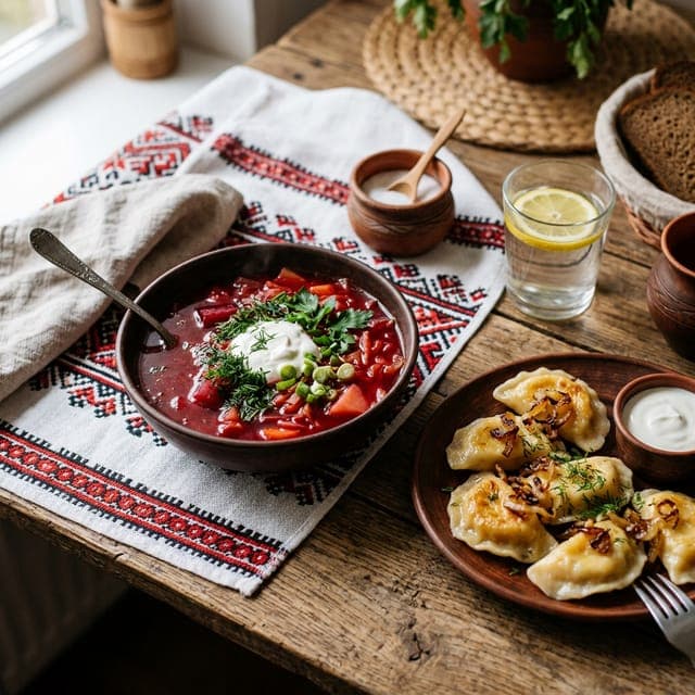 Ukraine – Borschtsch & Varenyky
