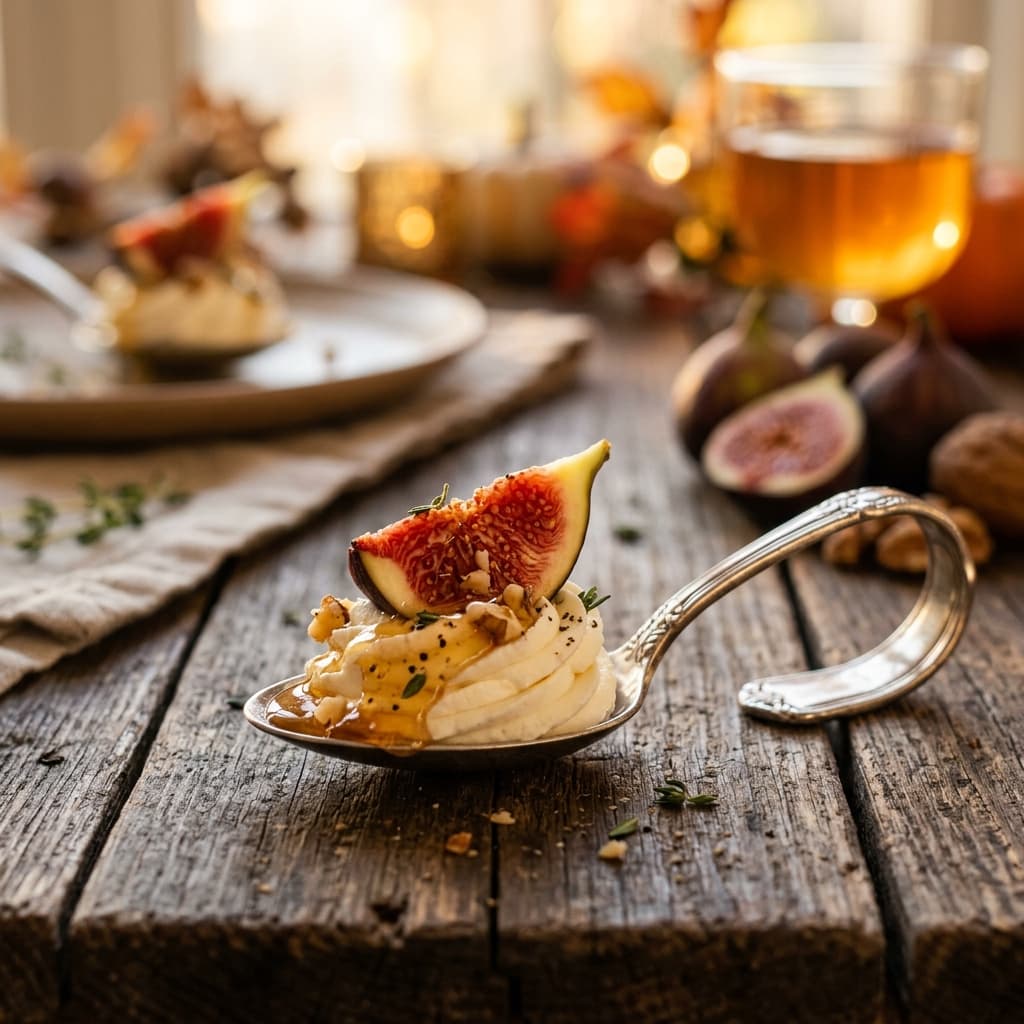 Ziegenfrischkäse & Feige
