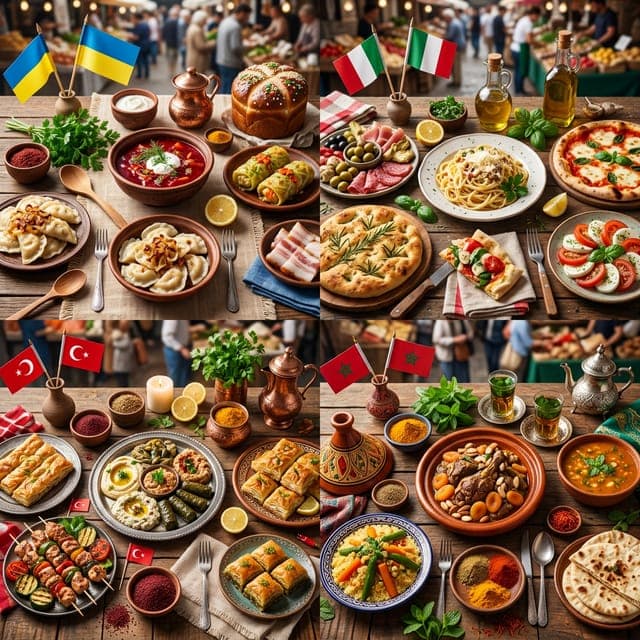 Die kulinarische Weltreise